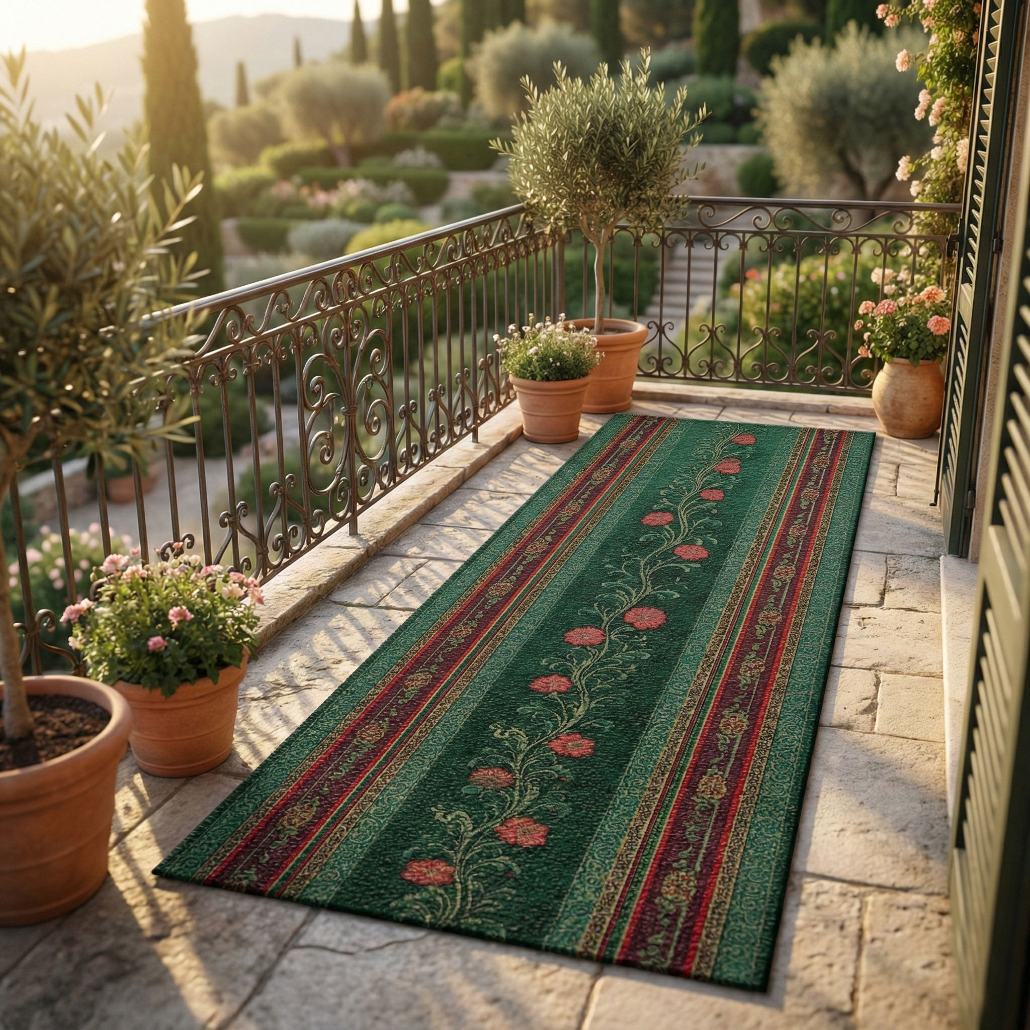 SORELA - Hand Tufted Floral Carpet